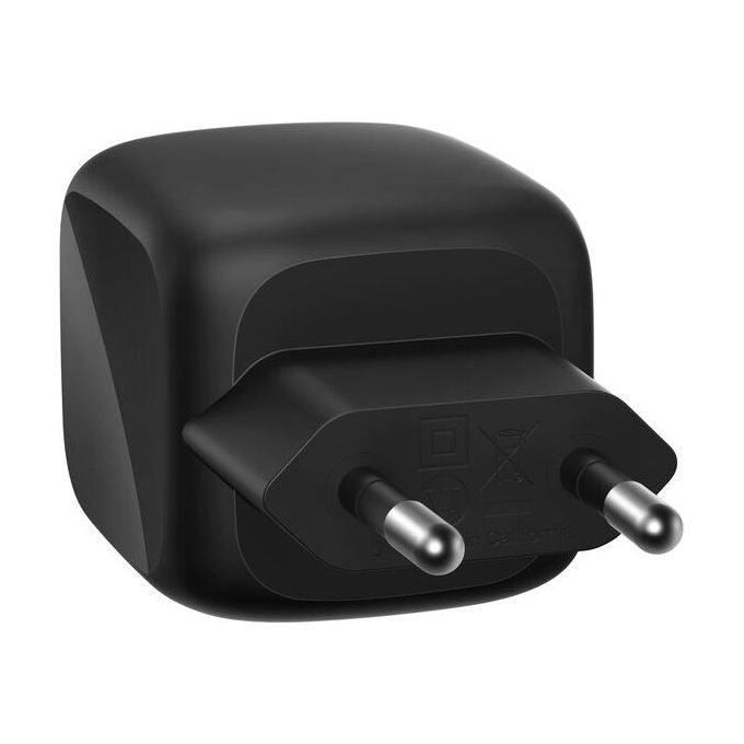 Belkin Caricatore da Muro USB-C 50W Doppio Nero Ricarica Rapida Universale