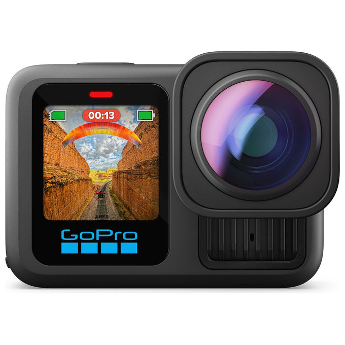 GoPro CHDRB-133-RW HERO13 Black Ultra Wide Edition Action Camera 5.3K 27MP HyperSmooth Wi-Fi GPS Impermeabile 10m colore Nero