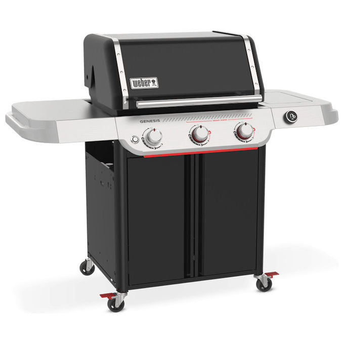 Weber Barbecue a Gas E-325W Nero Acciaio Inox 3 Bruciatori GPL 14360 W