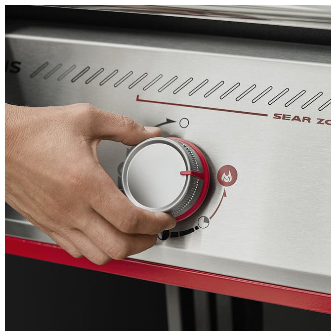 Weber Barbecue a Gas E-325W Nero Acciaio Inox 3 Bruciatori GPL 14360 W