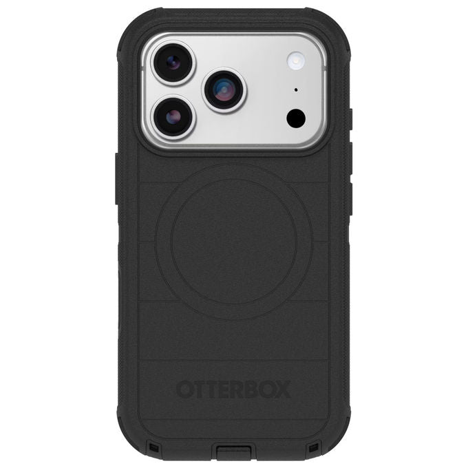Otterbox Defender Pro MagSafe, Custodia iPhone 17 Pro, 3 Strati, Nero
