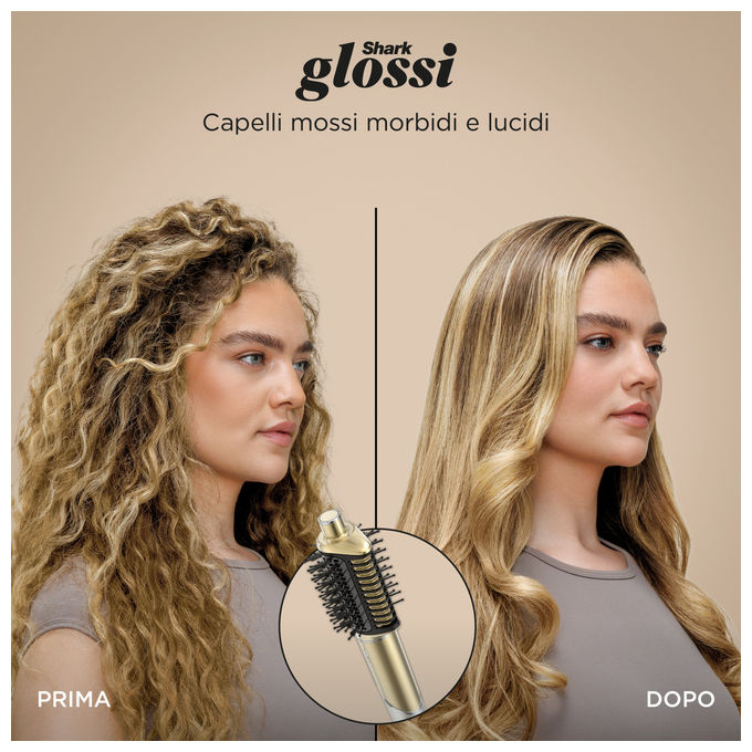 Shark, Multistyler Airflow Oro, 1500 W, 5 Accessori Inclusi