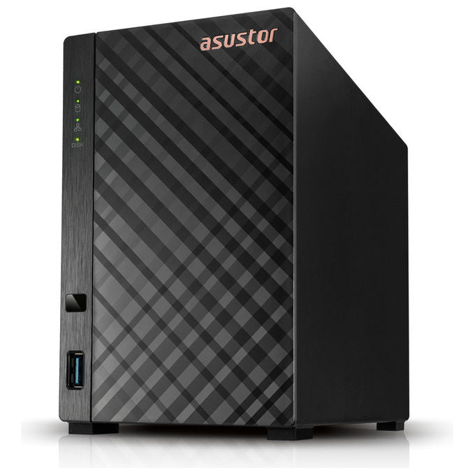 Asustor Drivestor 2 Gen 2 AS1202T, NAS 2 Alloggiamenti Quad-Core