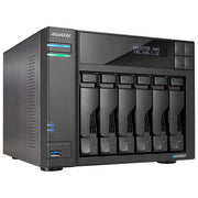 ASUSTOR Lockerstor 6 Gen2+ AS6706T v2, NAS 6 Alloggiamenti, CPU Quad-Core, 8GB RAM, 4 Slot M.2
