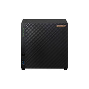 Asustor, Nas tower, Realtek RTD1619B, 1GB DDR4, 4 alloggiamenti, Nero