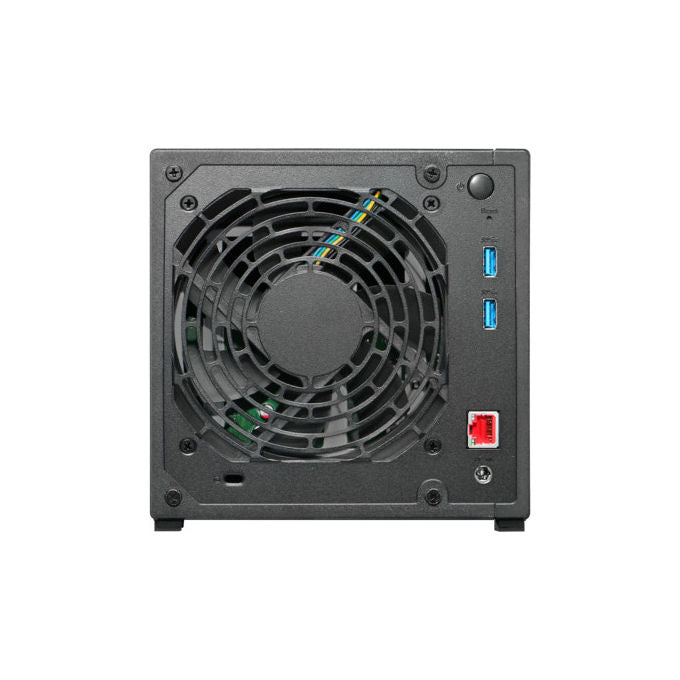 Asustor, Nas tower, Realtek RTD1619B, 1GB DDR4, 4 alloggiamenti, Nero
