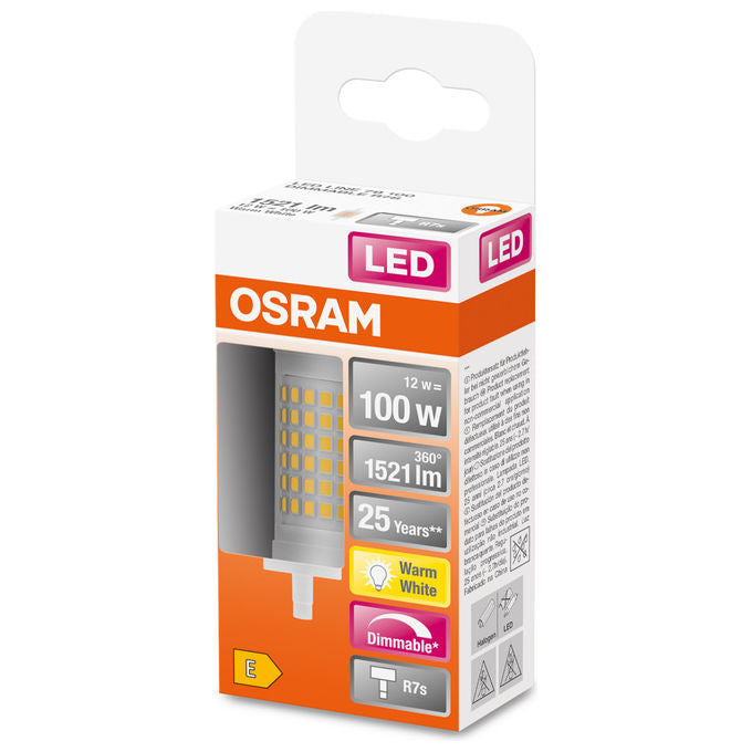 Osram Lampada LED R7s 115W Bianco Caldo 2700K Superstar