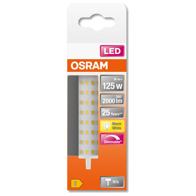 Osram Lampada LED R7s 15W 2700K Bianco Caldo SUPERSTAR