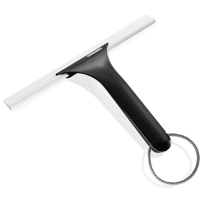 Leifheit Cabino Black Tergivetro Doccia con Bordo in Gomma 24 cm