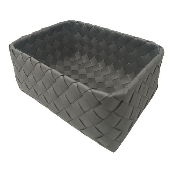 Ilsa Cestino Buffet Grigio Bordo Rinforzato 27x19x10 cm