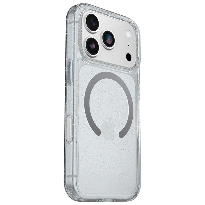 OtterBox, Symmetry Series Clear con MagSafe, Glitter, Custodia iPhone 17 Pro