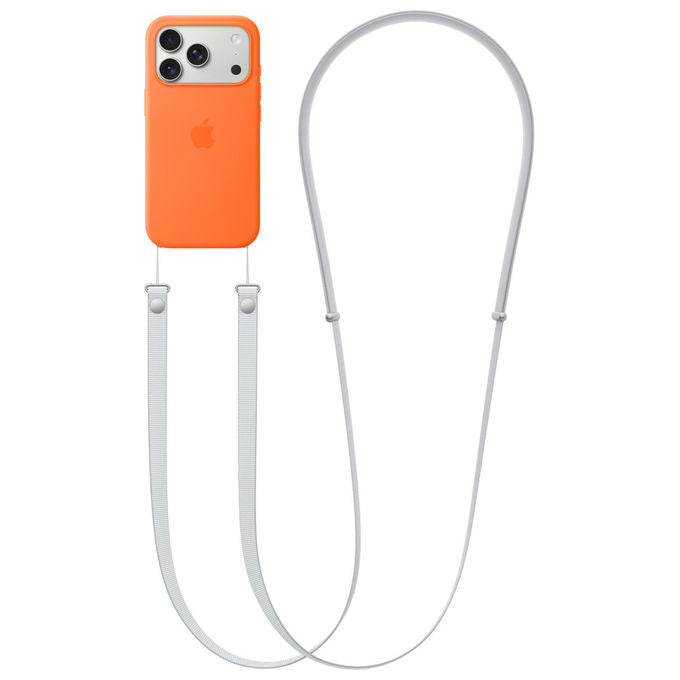 Apple Tracolla per iPhone Grigio Chiaro Tessuto Riciclato