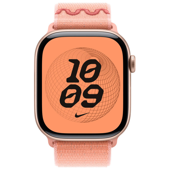 Apple Cinturino Sport Loop Nike Rosa Alpenglow 46mm