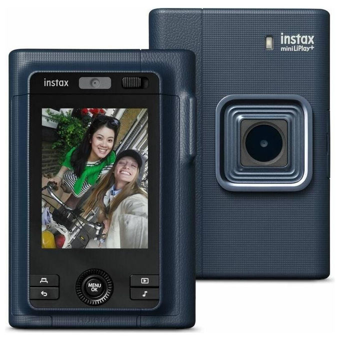 Fujifilm Instax Mini LiPlay+, Fotocamera Istantanea, Midnight Blue