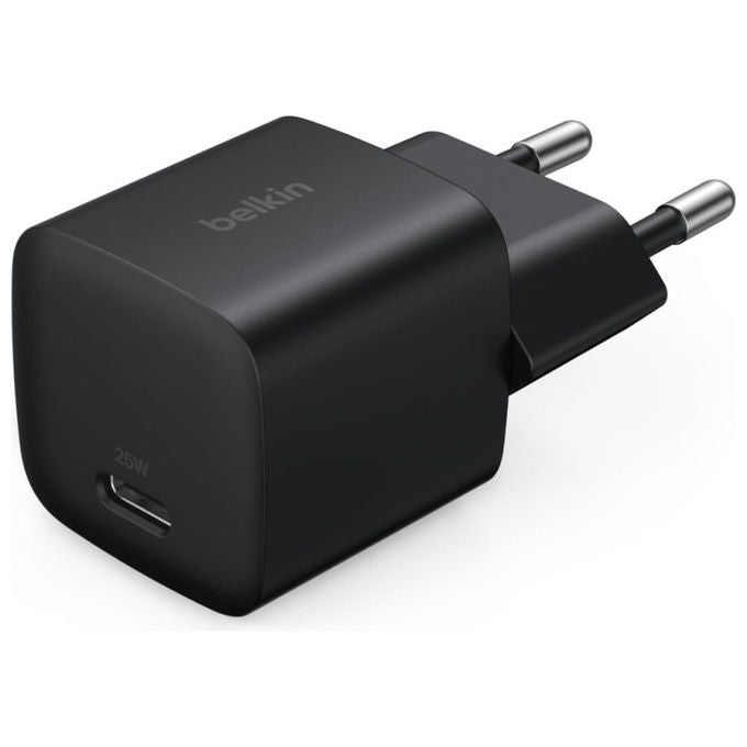 Belkin Caricatore USB-C 25 W Ricarica Rapida per iPhone e Samsung Nero