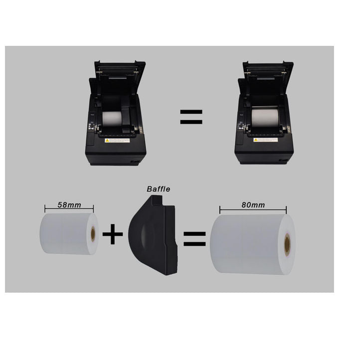 Equip, Stampante Pos, 203 x 203 Dpi, Cablato, Termico, 351005