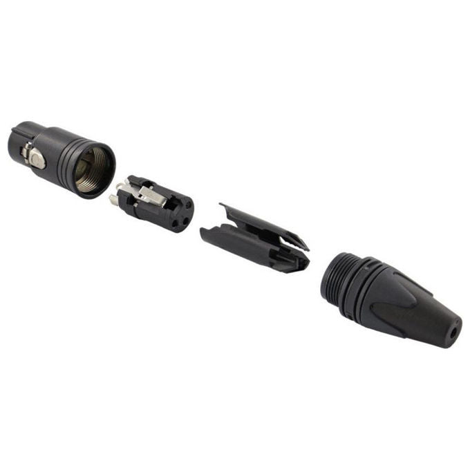 Equip, Cavo di Collegamento XLR a 3 Poli, Nero