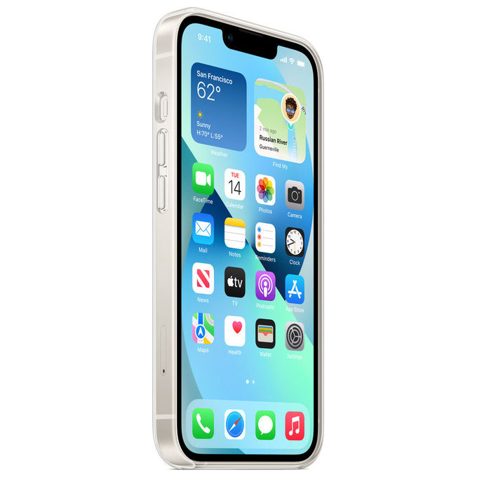 Apple Cover Trasparente MagSafe per iPhone 13 155 cm
