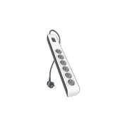 Belkin Ciabatta Multipresa 6 Prese Cavo 2 Metri Protezione Sovraccarico Grigio e Bianco