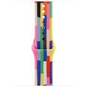Apple, Cinturino Sport Pride Edition, 46mm, Multicolore, Fluoroelastomero