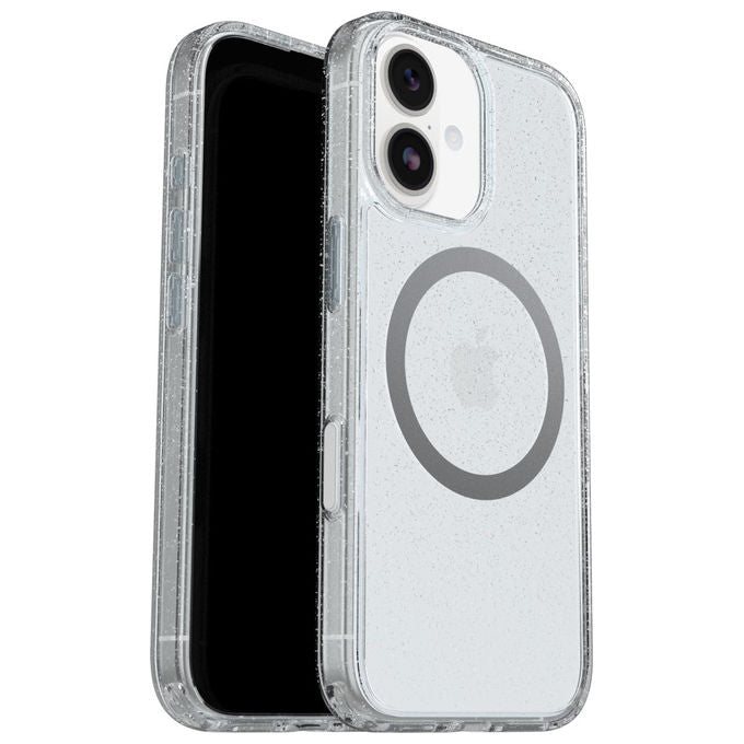 OtterBox, Custodia Symmetry Series Clear MagSafe, Glitter Stardust per iPhone 17