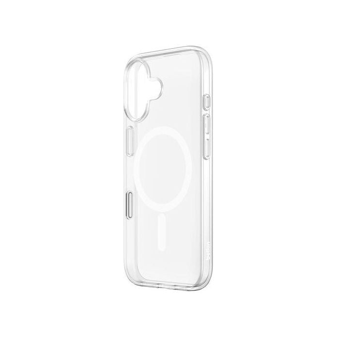 Belkin, Custodia Magnetica Trasparente SheerForce per iPhone 17, Compatibile MagSafe