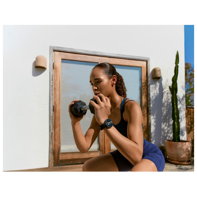 Amazfit W2556GL1N Active Max Smartwatch AMOLED 1.5'' 4GB Mappe Offline GPS NFC 25 Giorni Autonomia 5 ATM colore Nero
