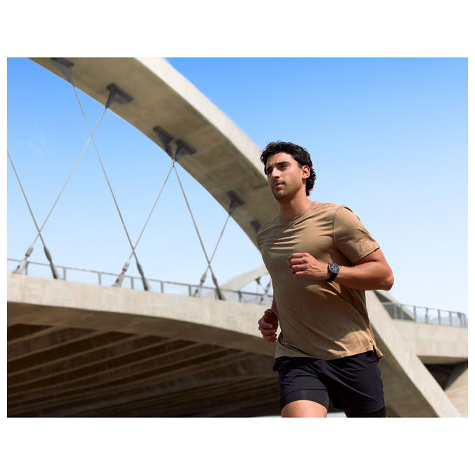 Amazfit W2556GL1N Active Max Smartwatch AMOLED 1.5'' 4GB Mappe Offline GPS NFC 25 Giorni Autonomia 5 ATM colore Nero