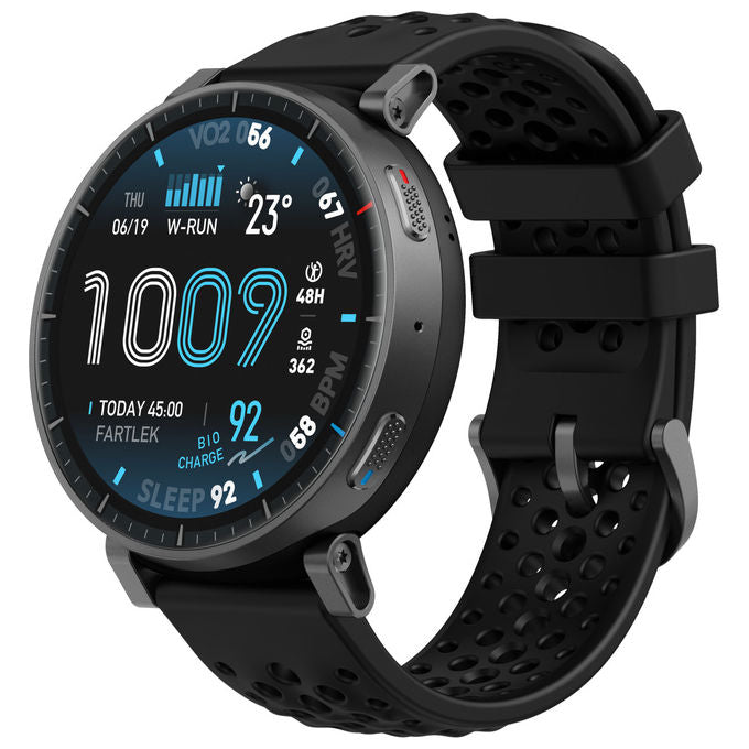 Amazfit W2556GL1N Active Max Smartwatch AMOLED 1.5'' 4GB Mappe Offline GPS NFC 25 Giorni Autonomia 5 ATM colore Nero