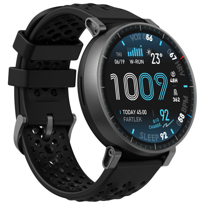 Amazfit W2556GL1N Active Max Smartwatch AMOLED 1.5'' 4GB Mappe Offline GPS NFC 25 Giorni Autonomia 5 ATM colore Nero