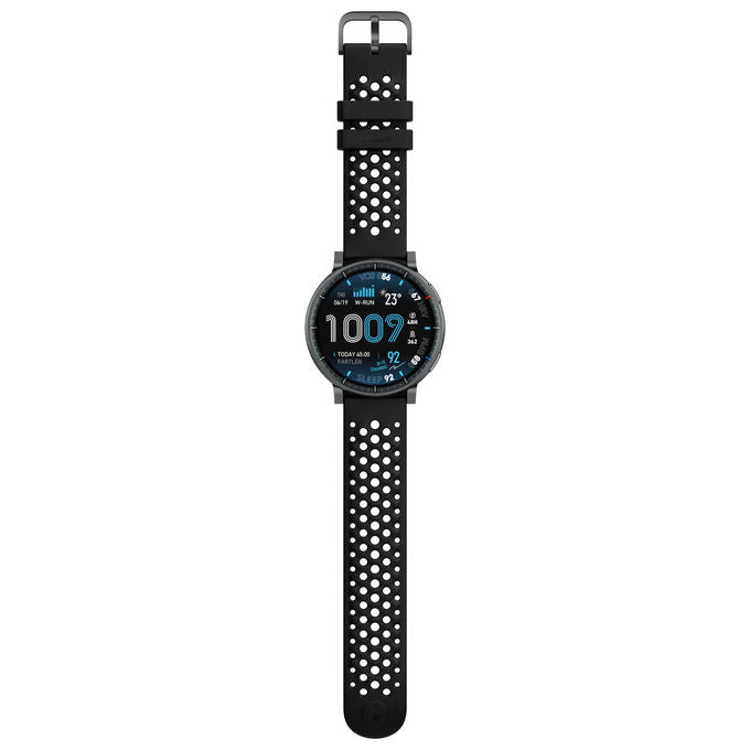 Amazfit W2556GL1N Active Max Smartwatch AMOLED 1.5'' 4GB Mappe Offline GPS NFC 25 Giorni Autonomia 5 ATM colore Nero