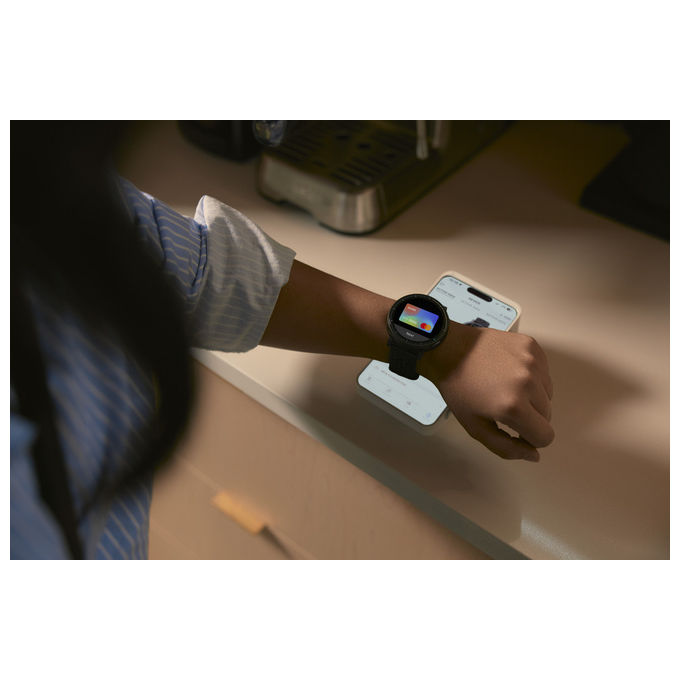 Amazfit W2556GL1N Active Max Smartwatch AMOLED 1.5'' 4GB Mappe Offline GPS NFC 25 Giorni Autonomia 5 ATM colore Nero