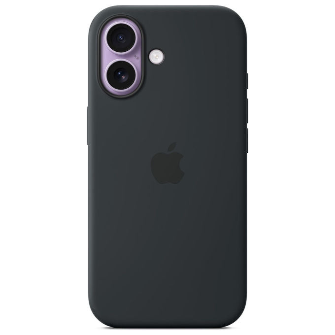 Apple, Custodia MagSafe in Silicone Nero per iPhone 17