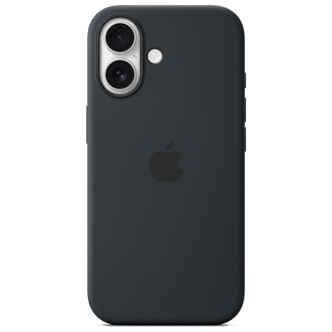 Apple, Custodia MagSafe in Silicone Nero per iPhone 17