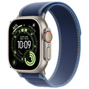 Apple Watch Ultra 3 GPS + Cellular 49mm cassa titanio Trail Loop Blu Blu Acceso S-M
