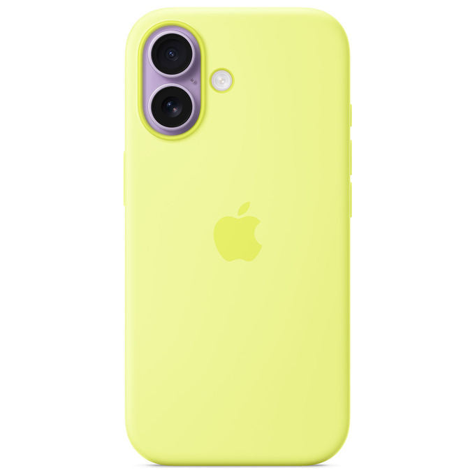 Apple Custodia MagSafe in Silicone Giallo Neon per iPhone 17