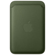 Apple, Portafoglio MagSafe in Tessuto FineWoven Verde per iPhone, Supporto Carta