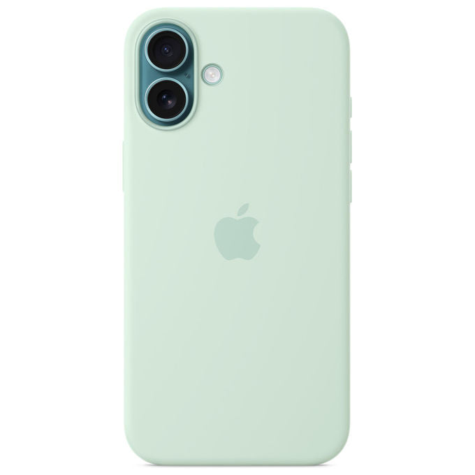 Apple, Custodia MagSafe Silicone per iPhone 16 Plus, Acquamarina