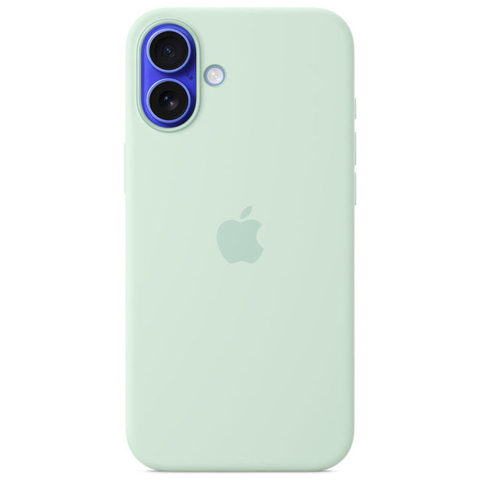 Apple, Custodia MagSafe Silicone per iPhone 16 Plus, Acquamarina