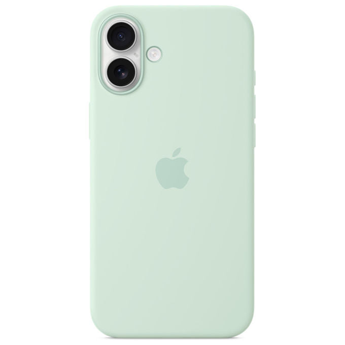 Apple, Custodia MagSafe Silicone per iPhone 16 Plus, Acquamarina