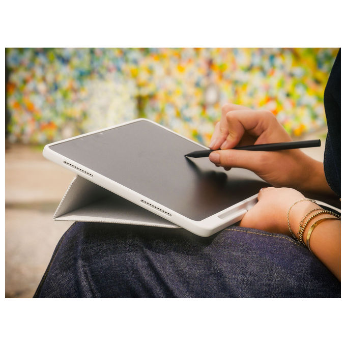 Wacom MovinkPad 11, Custodia con Supporto, Bianco, con Porta Penna