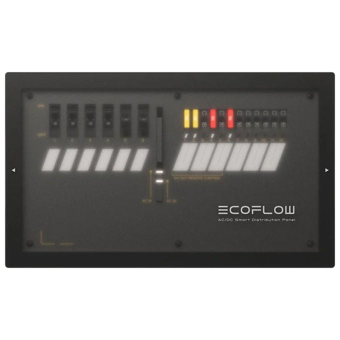 EcoFlow Pannello Smart Home ZMM100LD-EU per Power Hub Nero