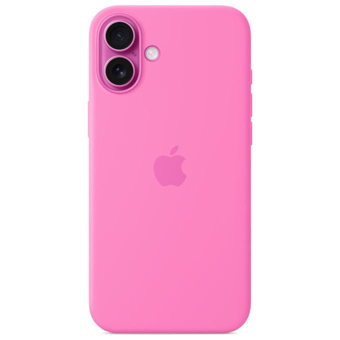 Apple MDGR4ZM-A Custodia MagSafe in Silicone per iPhone 16 Plus compatibile Qi2 e Qi colore Rosa Peonia