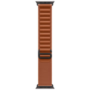 Apple, Cinturino Alpine Loop Terracotta 49 mm, Misura Media, Titanio Nero