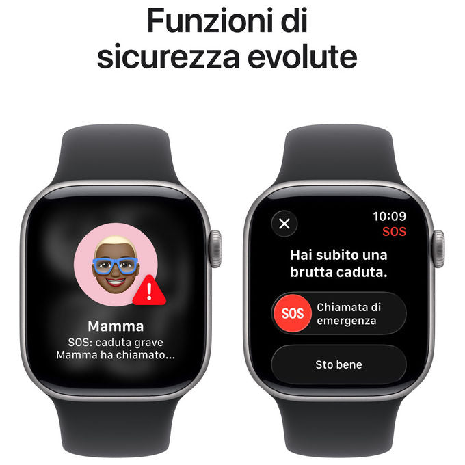 Apple, Watch Series 11, GPS Cellular 42mm, Alluminio Grigio Siderale
