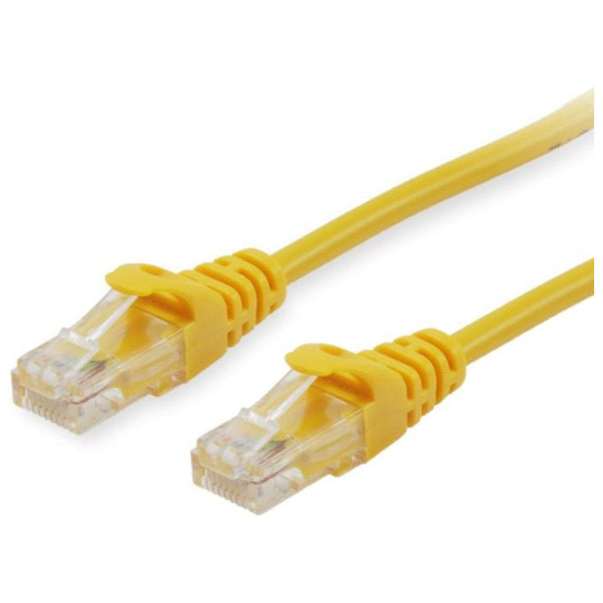 Equip, Cavo di Rete Cat6 U-UTP, Giallo, 0.25 m