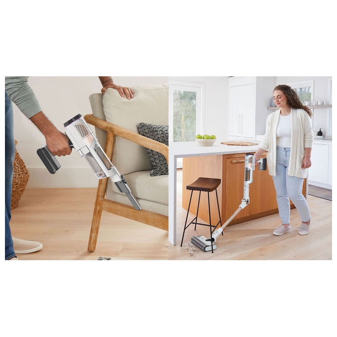 Shark IW3612EU Detect Clean Empty Aspirapolvere Senza Filo DirtDetect 0.42 L 240W 60 min 82 dB colore Bianco