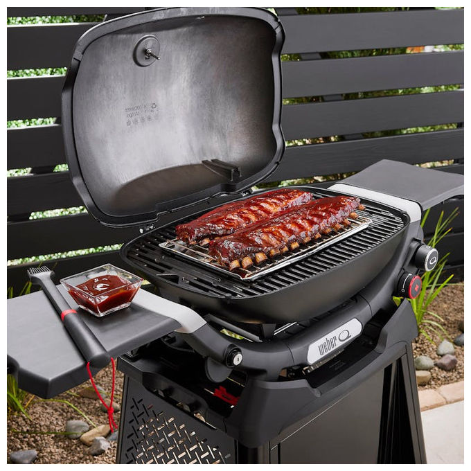 Weber Barbecue a Gas Q 3200N+ con Carrello Nero Potenza 6440W