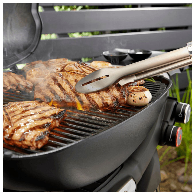 Weber Barbecue a Gas Q 3200N+ con Carrello Nero Potenza 6440W