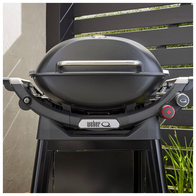 Weber Barbecue a Gas Q 3200N+ con Carrello Nero Potenza 6440W